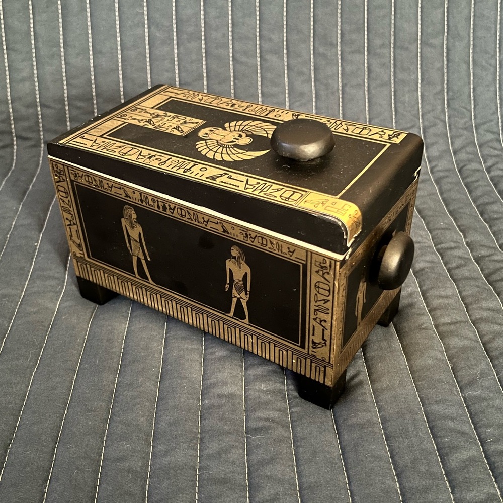 Egyptian Sarcophagus Cigar Box